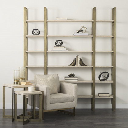 Mercana - Rupert Accent Chair in Cream, Linen