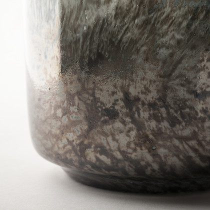 Mercana Nasser Vase - Blue/Gold, H13"