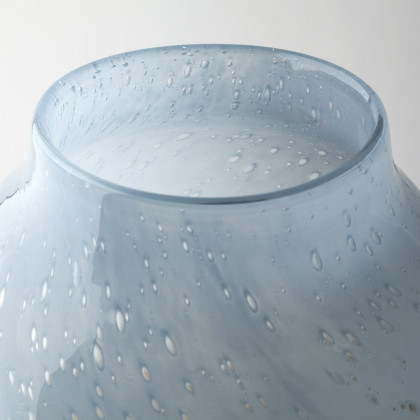 Mercana Nasser Vase - Blue/Gold, H15"