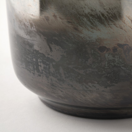 Mercana Nasser Vase - Blue/Gold, H15"