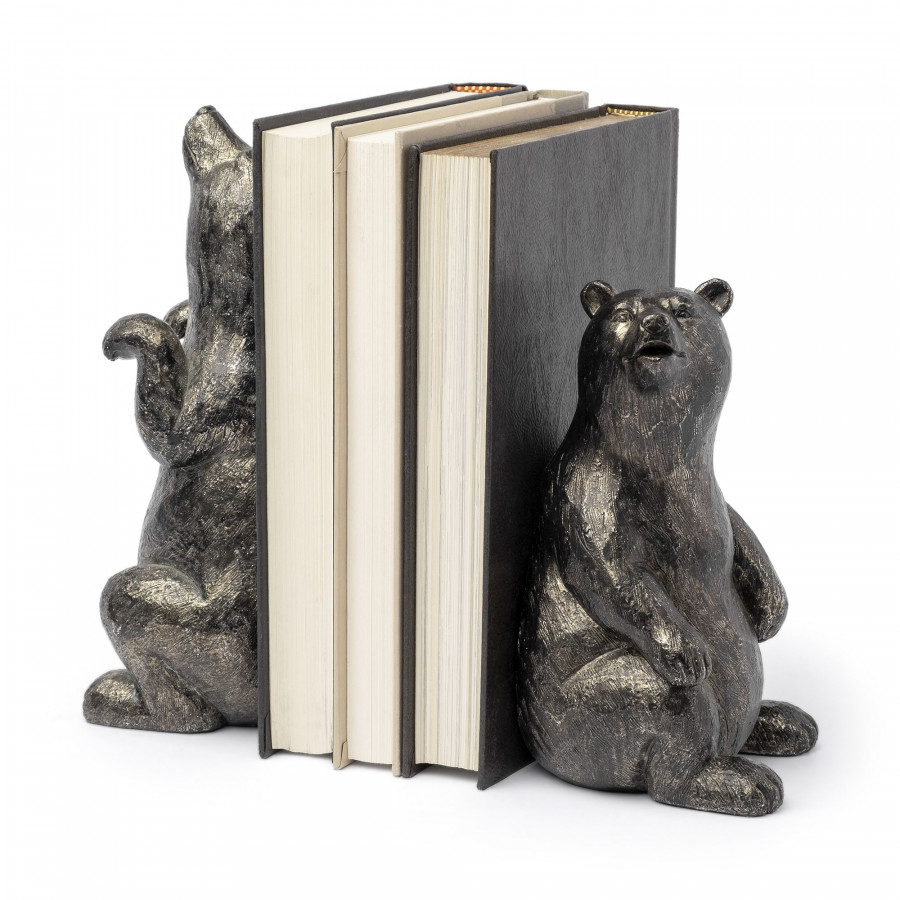 Mercana - Sleuth 9L x 8W Grizzly Bear Bookends (Set of 2)