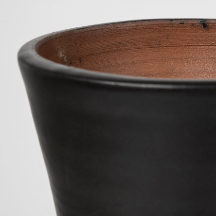 Mercana - Luanda Vase in Black/White, Ceramic