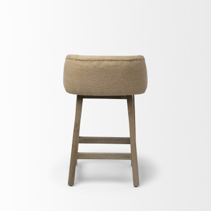 Mercana Monmouth Upholstered Seat Bar/Counter Stool - Cream, H30"