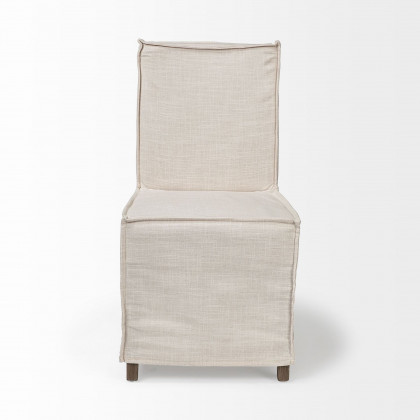 Mercana Elbert I Armless Dining Chair - Cream