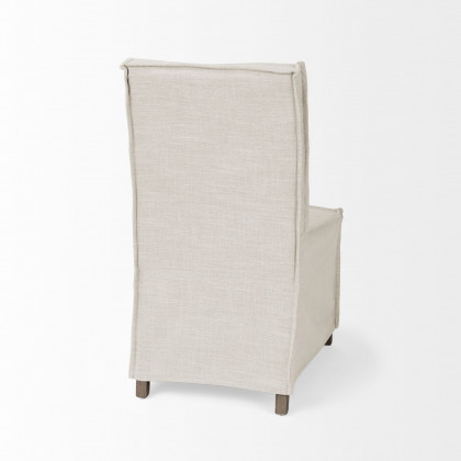 Mercana Elbert I Armless Dining Chair - Cream