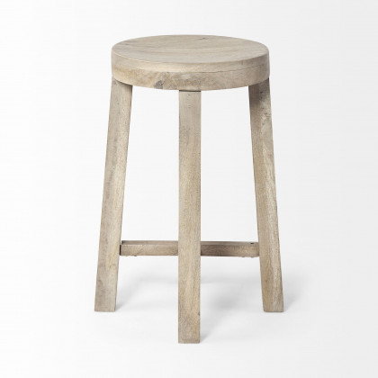 Mercana Brahma 26" Counter Stool - Whitewash