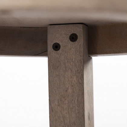 Mercana Brahma 26" Counter Stool - Whitewash