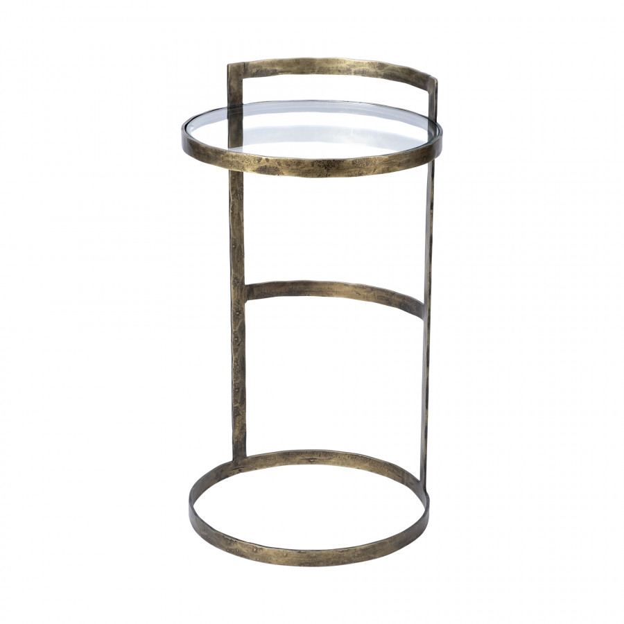 Mercana - Reimer Accent Table in Gold, Metal