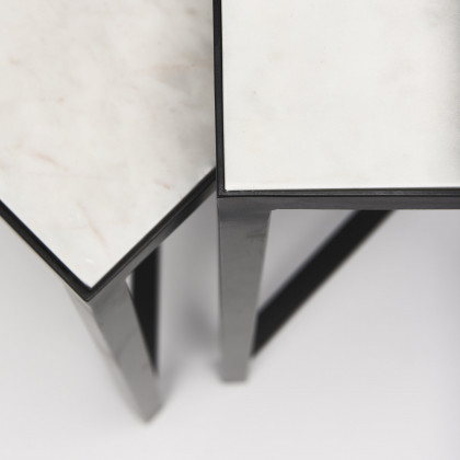 Mercana - Lucas Accent Table in Black, Metal
