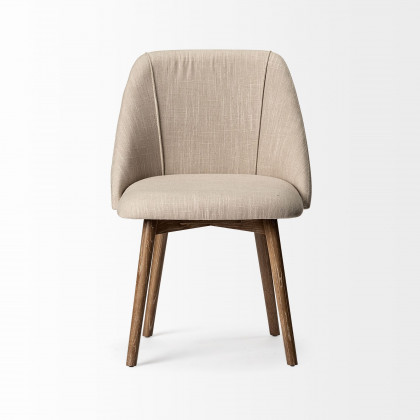 Mercana Ronald Armless Dining Chair (Set of 2) - Brown, Wood