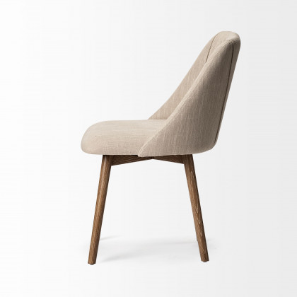 Mercana Ronald Armless Dining Chair (Set of 2) - Brown, Wood
