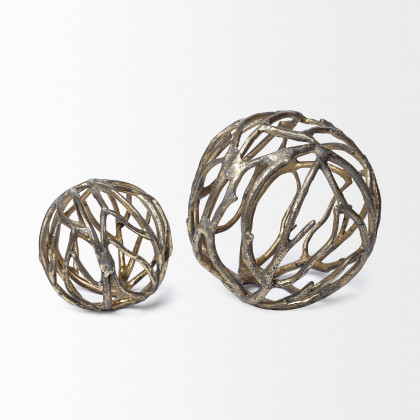 Mercana Sphaira Small Object - Gold, Metal