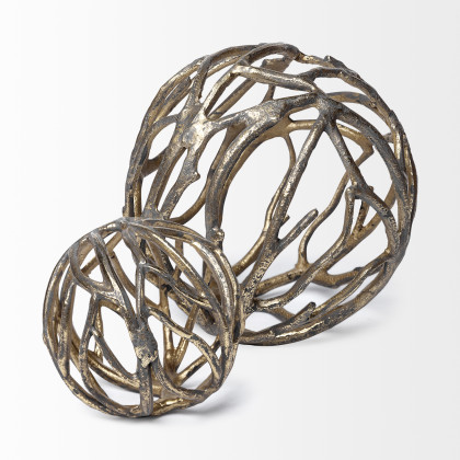Mercana Sphaira Small Object - Gold, Metal