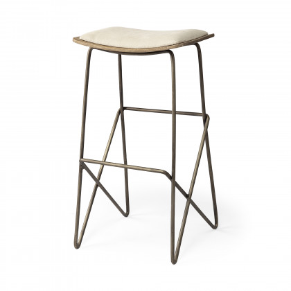 Mercana Katniss Upholstered Seat Bar/Counter Stool