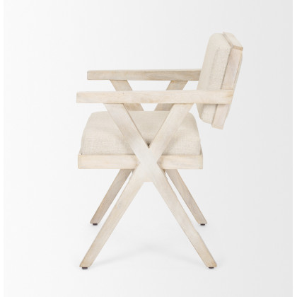 Mercana Topanga Dining Chair - Cream, Wood