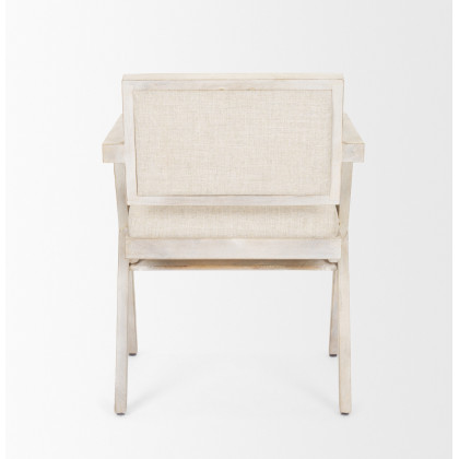 Mercana Topanga Dining Chair - Cream, Wood