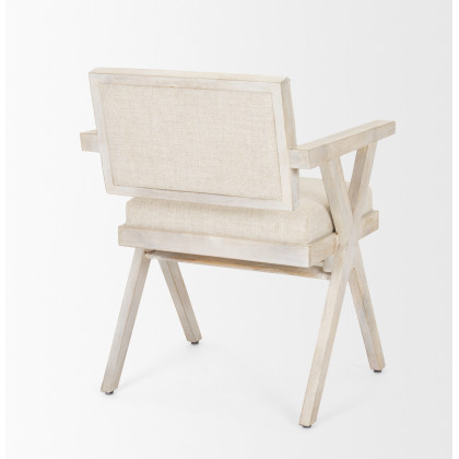Mercana Topanga Dining Chair - Cream, Wood