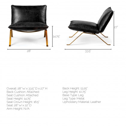 Mercana Flavelle II Accent Chair - Black
