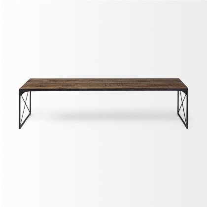 Mercana - Trestman Bench in Brown, Solid Wood