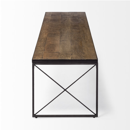 Mercana - Trestman Bench in Brown, Solid Wood