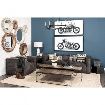 Mercana - Trestman Bench in Brown, Solid Wood