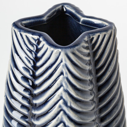 Mercana Bashir Small Vase - Blue, Ceramic