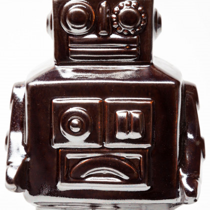 Mercana Robot Object - Bronze, H8"