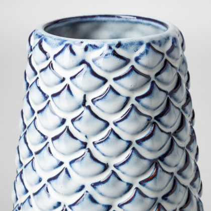 Mercana - Troi Vase in Blue, Ceramic