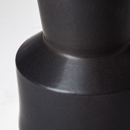 Mercana Laforge Black Vase - Black, H9"