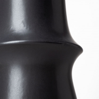 Mercana Laforge Black Vase - Black, H17"