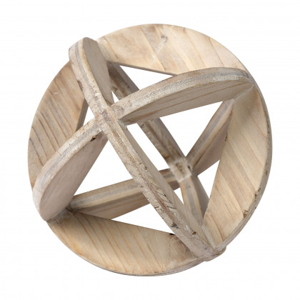 Mercana - Bellatrix I Decorative Wooden Sphere