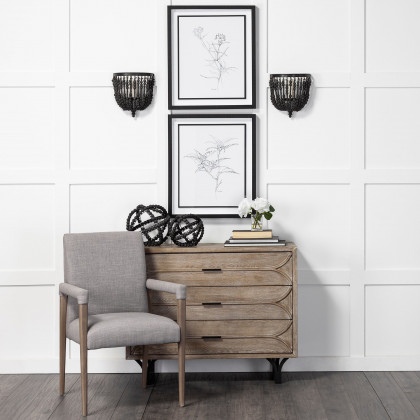Mercana Espanlade Large Object - Black, Ceramic