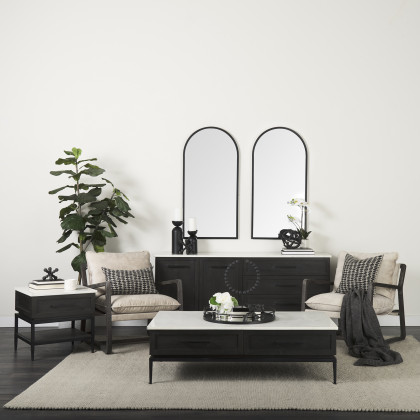 Mercana Espanlade Large Object - Black, Ceramic