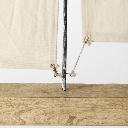 Mercana Tartane Object - Brown/Cream, H32"
