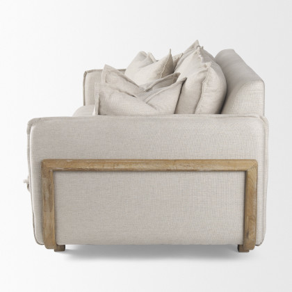 Mercana Roy Sofa - Cream, Polyester