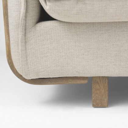 Mercana Roy Sofa - Cream, Polyester