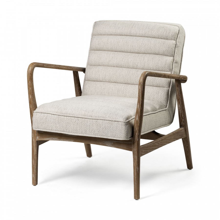 Mercana - Ajax II Accent Chair in Cream, Fabric