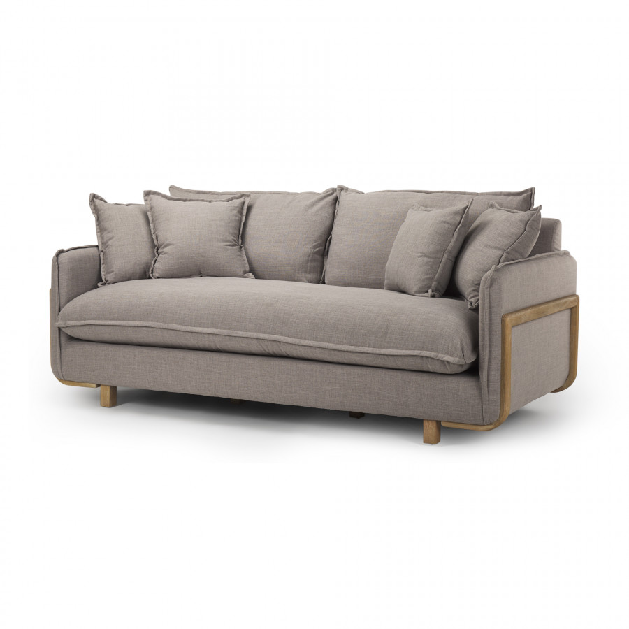 Mercana Roy Sofa - Brown, Polyester