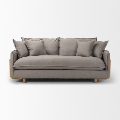 Mercana Roy Sofa - Brown, Polyester