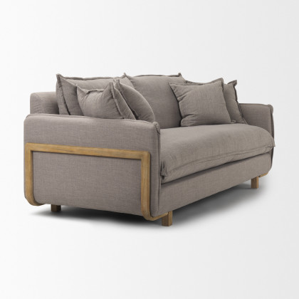Mercana Roy Sofa - Brown, Polyester