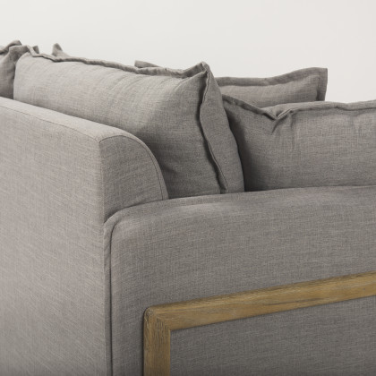 Mercana Roy Sofa - Brown, Polyester