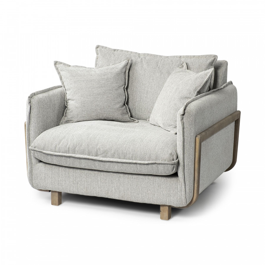 Mercana Roy II Accent Chair - Frost Gray