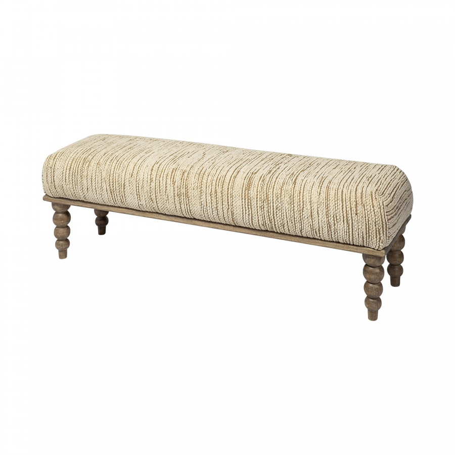 Mercana - Alder II Bench in Cream