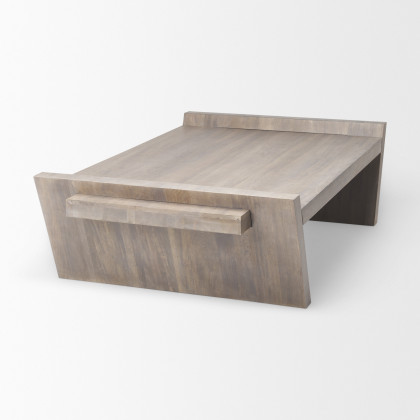 Mercana - Elaine Coffee Table in Brown, Solid Wood