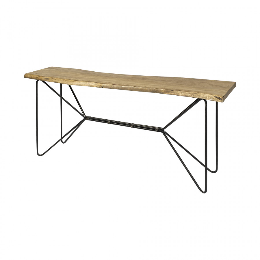 Mercana Papillion Console Table - Black, Iron