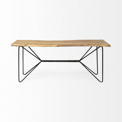 Mercana Papillion Console Table - Black, Iron