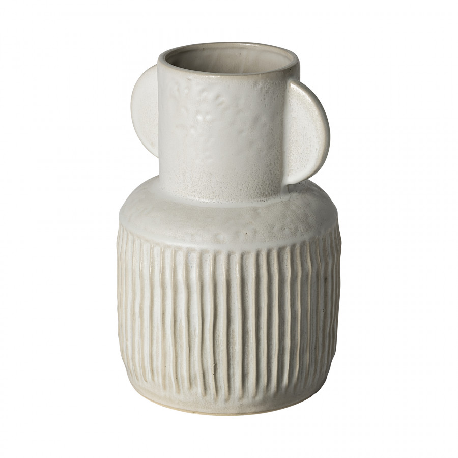 Mercana Judy Vase - Eggshell, H12"