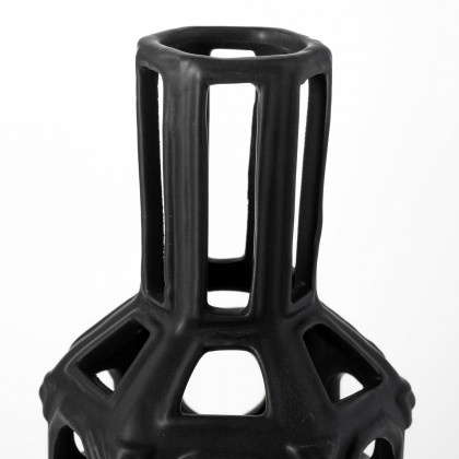 Mercana Brunel Large Vase - Black, Ceramic