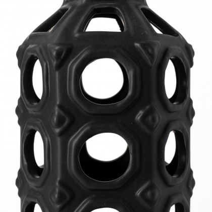 Mercana Brunel Large Vase - Black, Ceramic