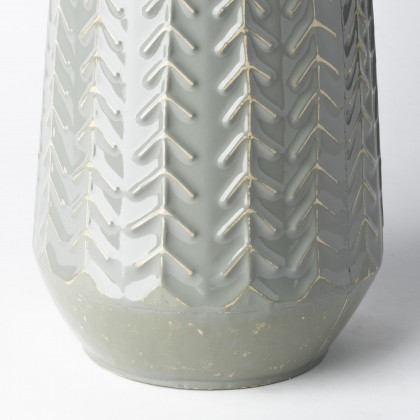 Mercana Gemma Vase - Gray, Ceramic